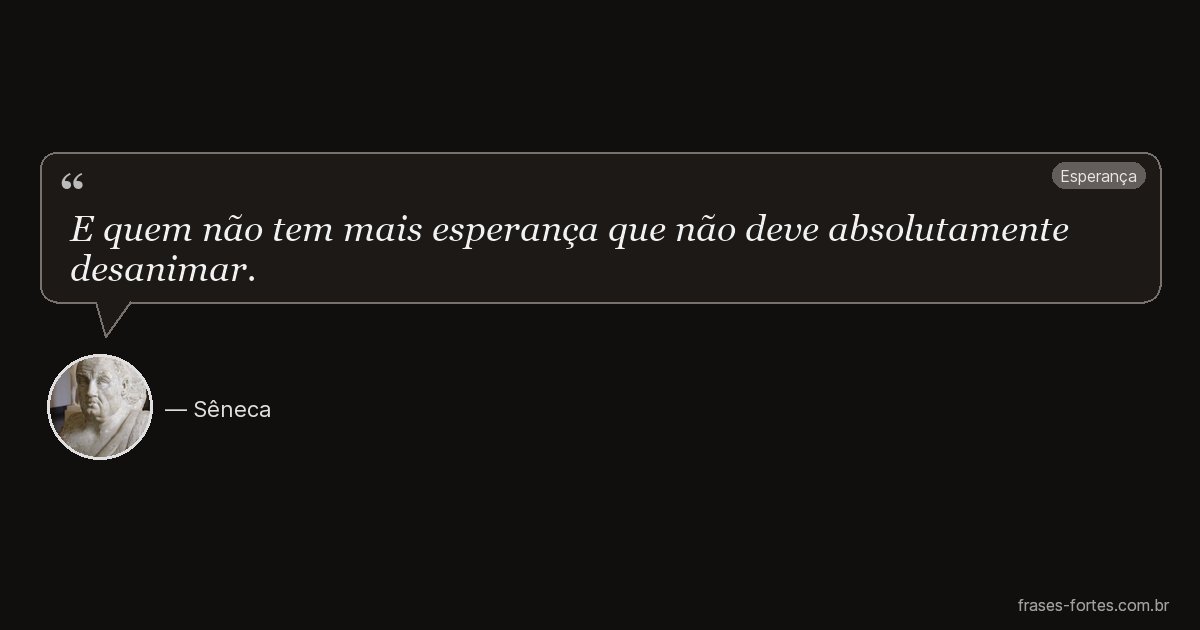 Frase de Sêneca