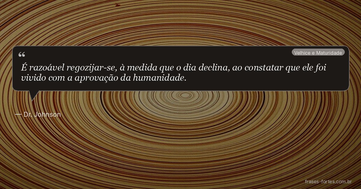 Frase de Dr. Johnson