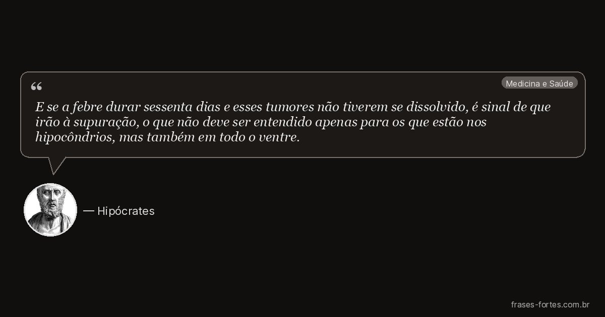 Frase de Hipócrates