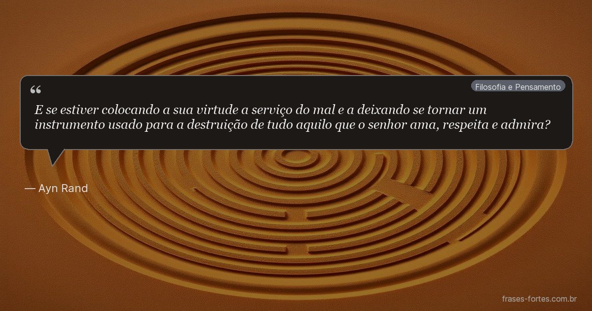 Frase de Ayn Rand