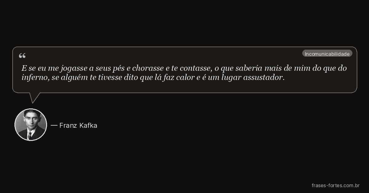 Frase de Franz Kafka