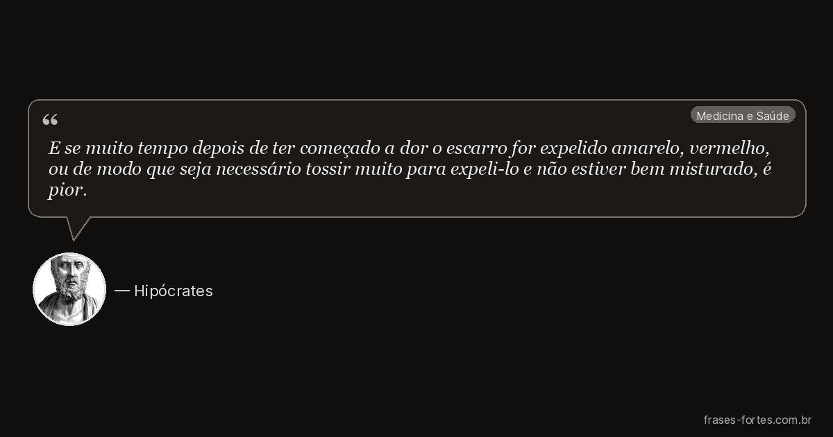 Frase de Hipócrates