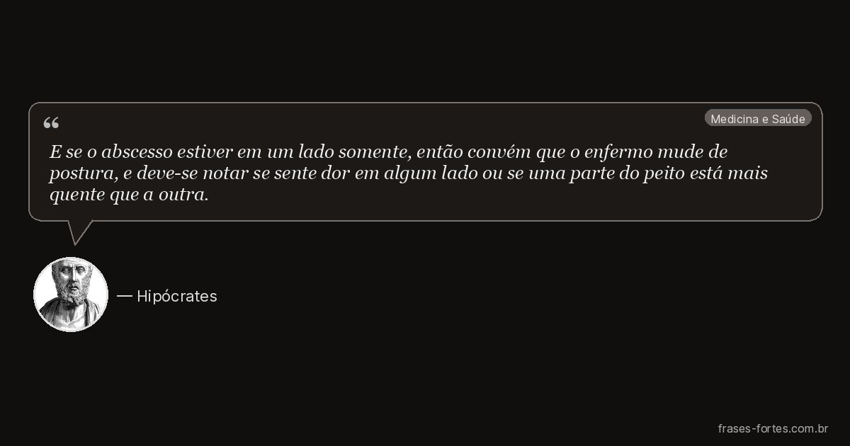 Frase de Hipócrates