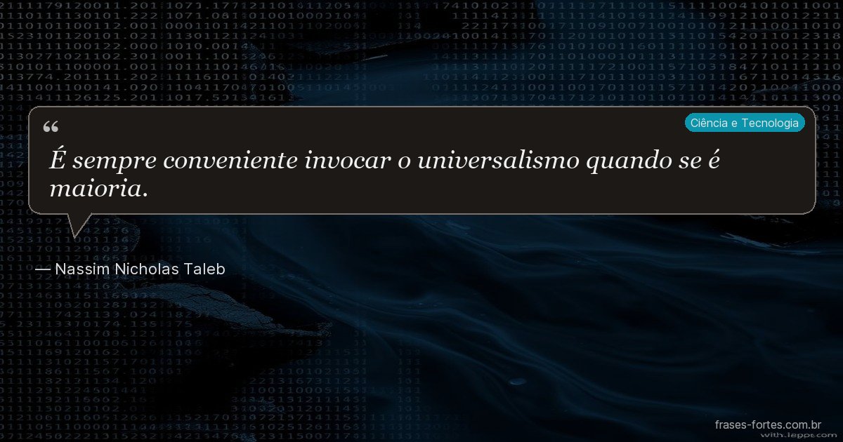 Frase de Nassim Nicholas Taleb