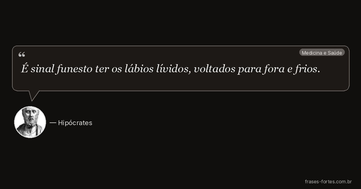 Frase de Hipócrates