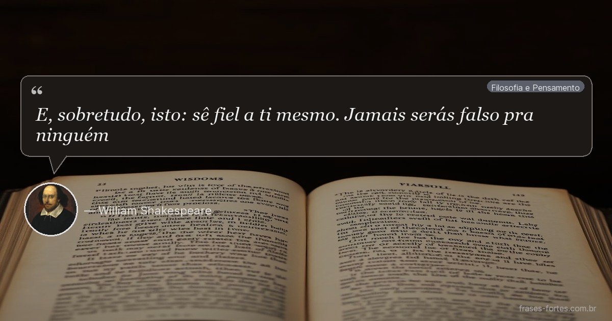 Frase de William Shakespeare