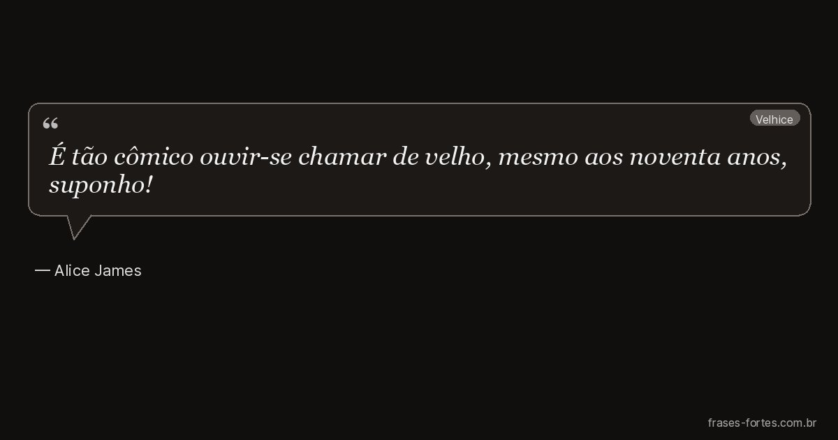 Frase de Alice James