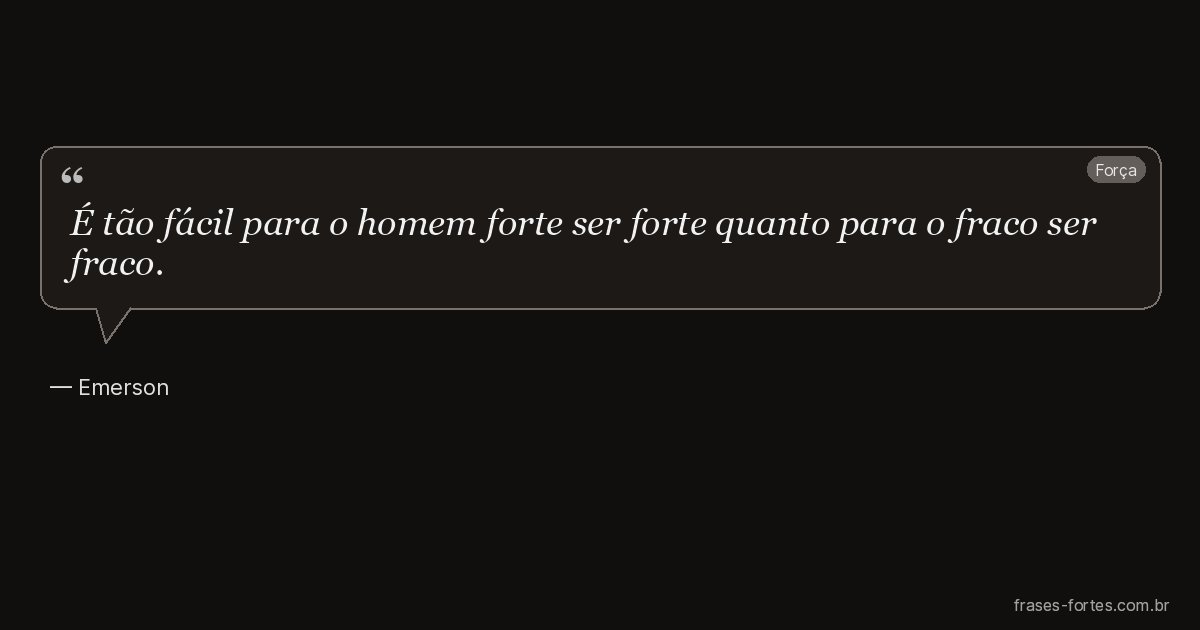 Frase de Emerson