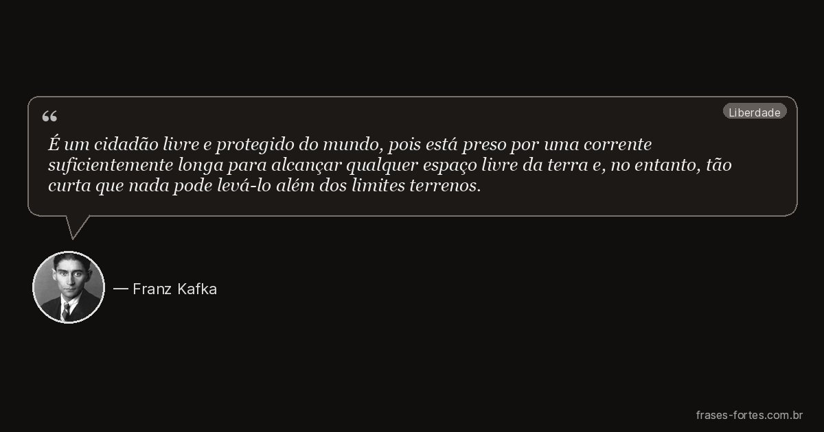 Frase de Franz Kafka