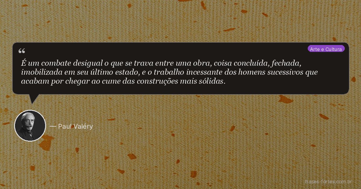 Frase de Paul Valéry