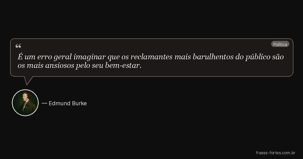 Frase de Edmund Burke