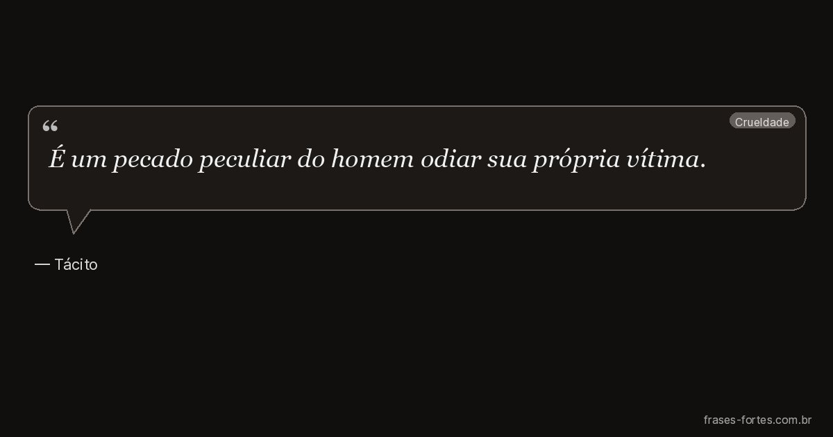 Frase de Tácito