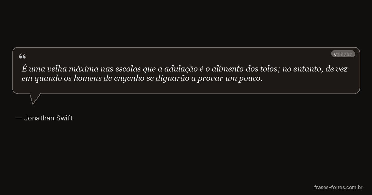 Frase de Jonathan Swift