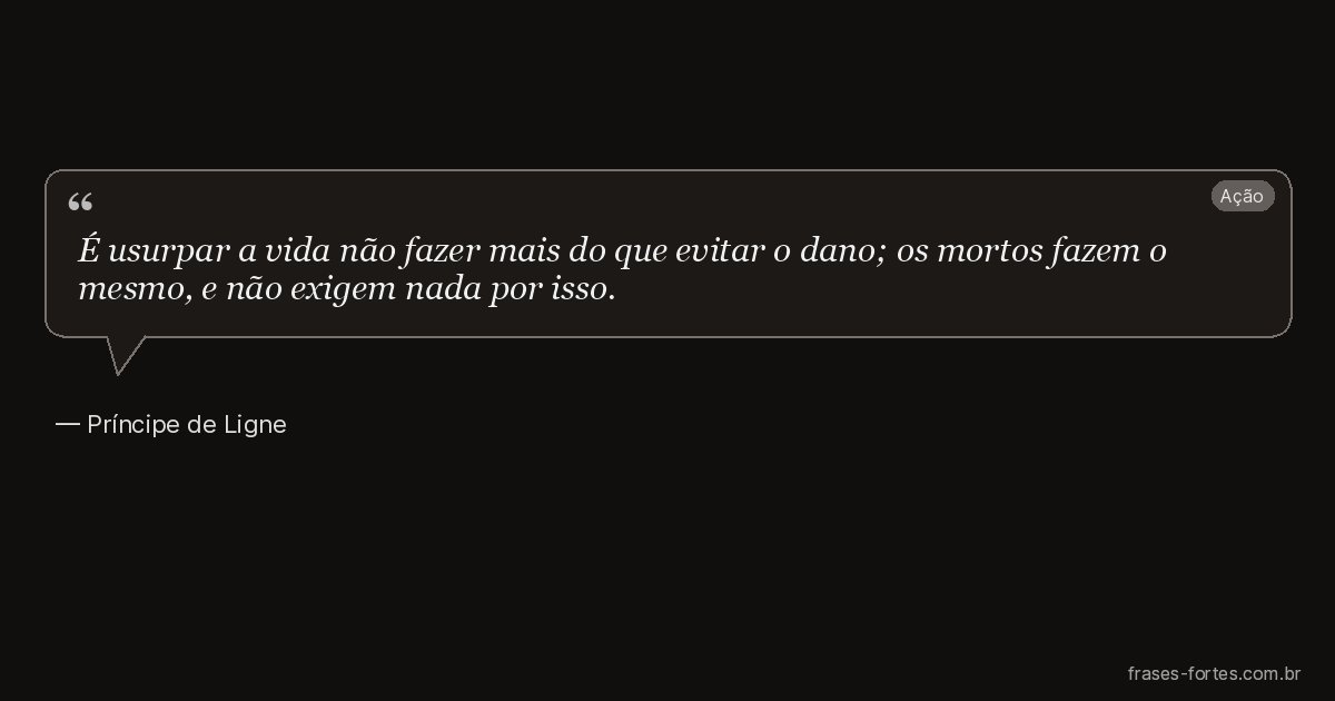Frase de Príncipe de Ligne