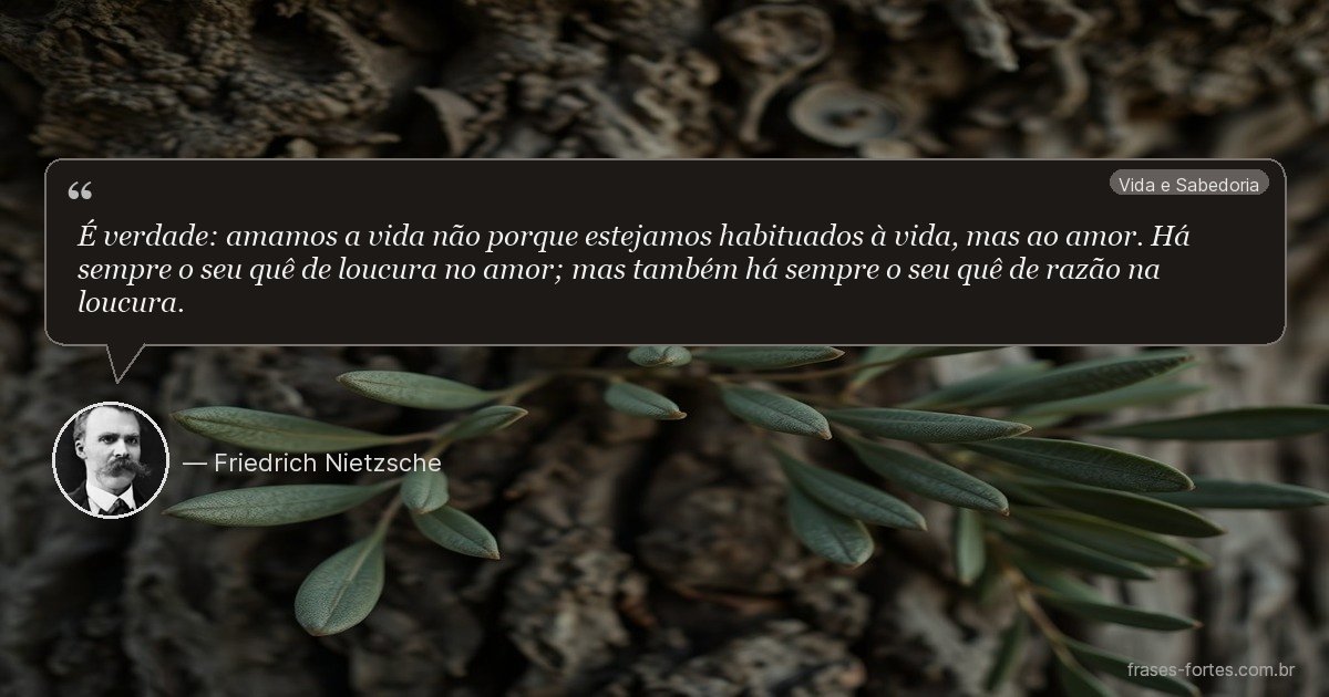 Frase de Friedrich Nietzsche