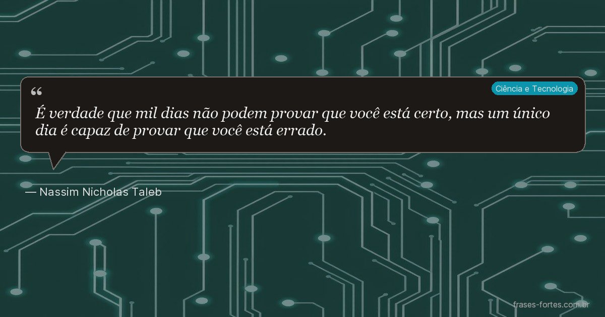 Frase de Nassim Nicholas Taleb