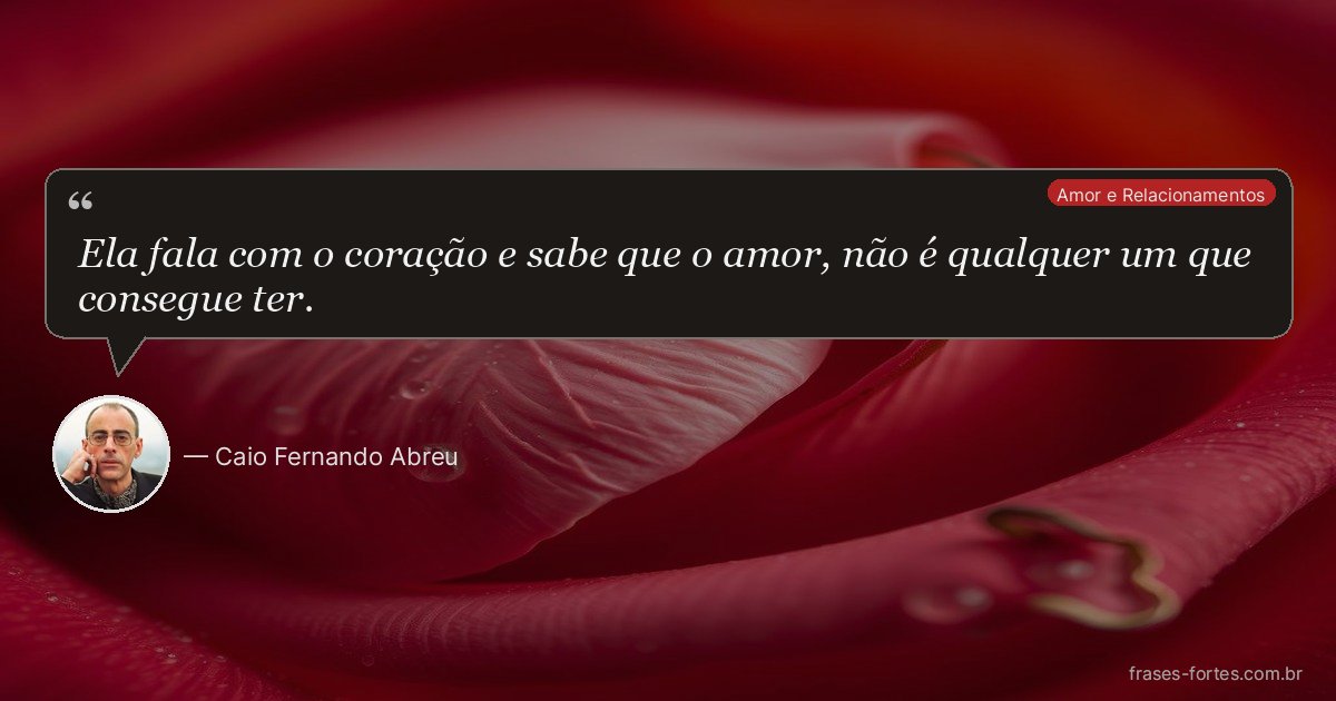 Frase de Caio Fernando Abreu
