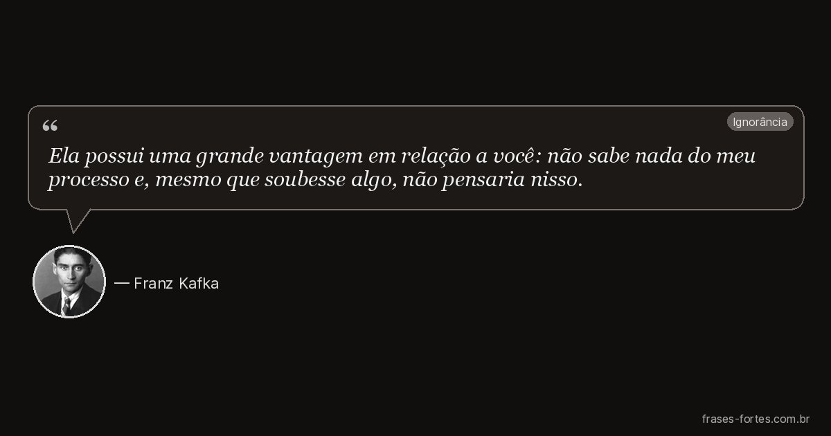 Frase de Franz Kafka