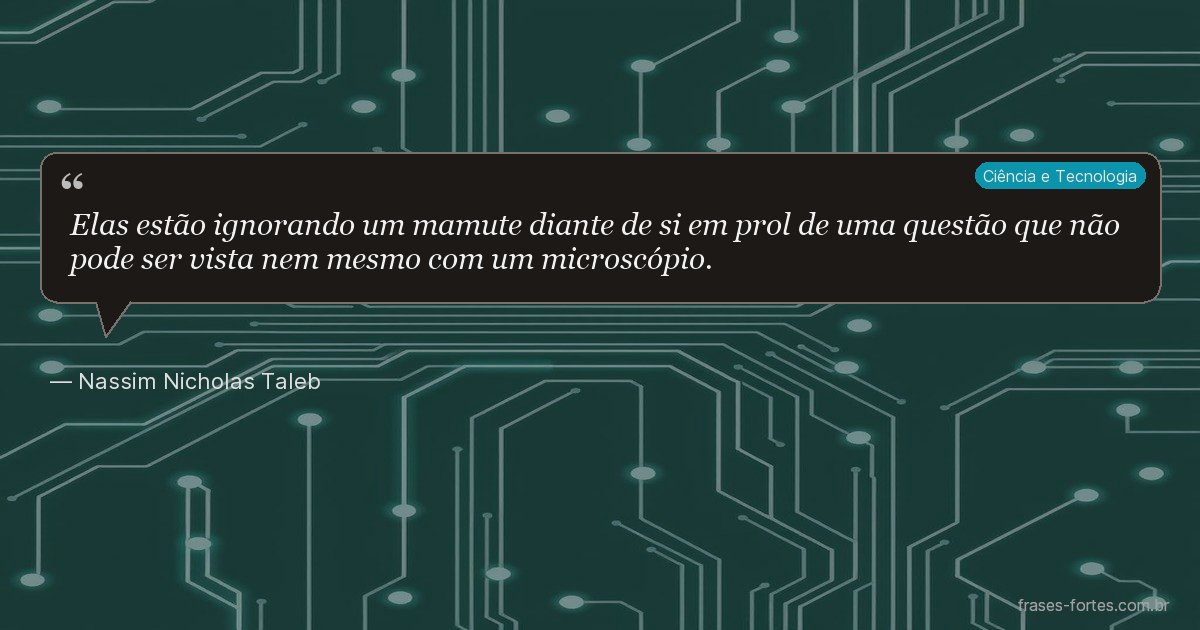 Frase de Nassim Nicholas Taleb