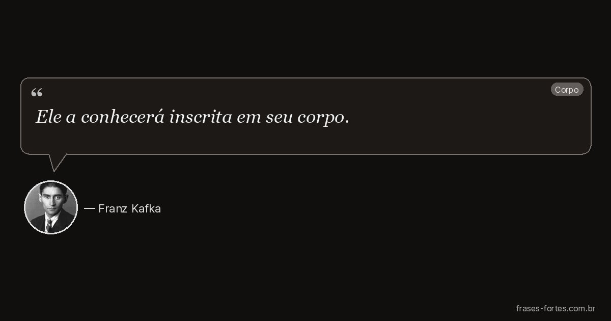 Frase de Franz Kafka