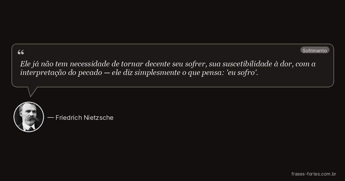 Frase de Friedrich Nietzsche