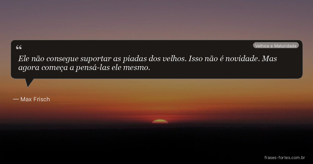 Frase de Max Frisch