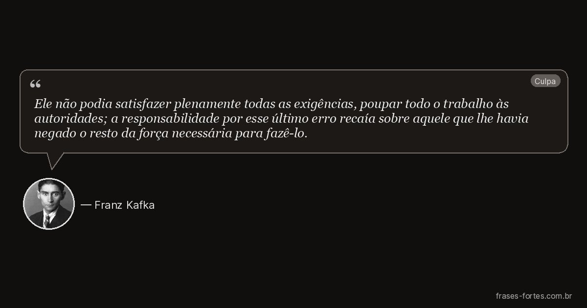 Frase de Franz Kafka