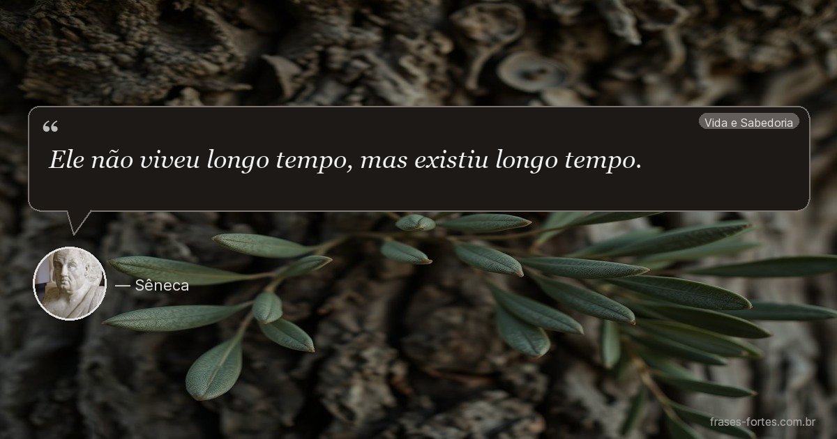Frase de Sêneca