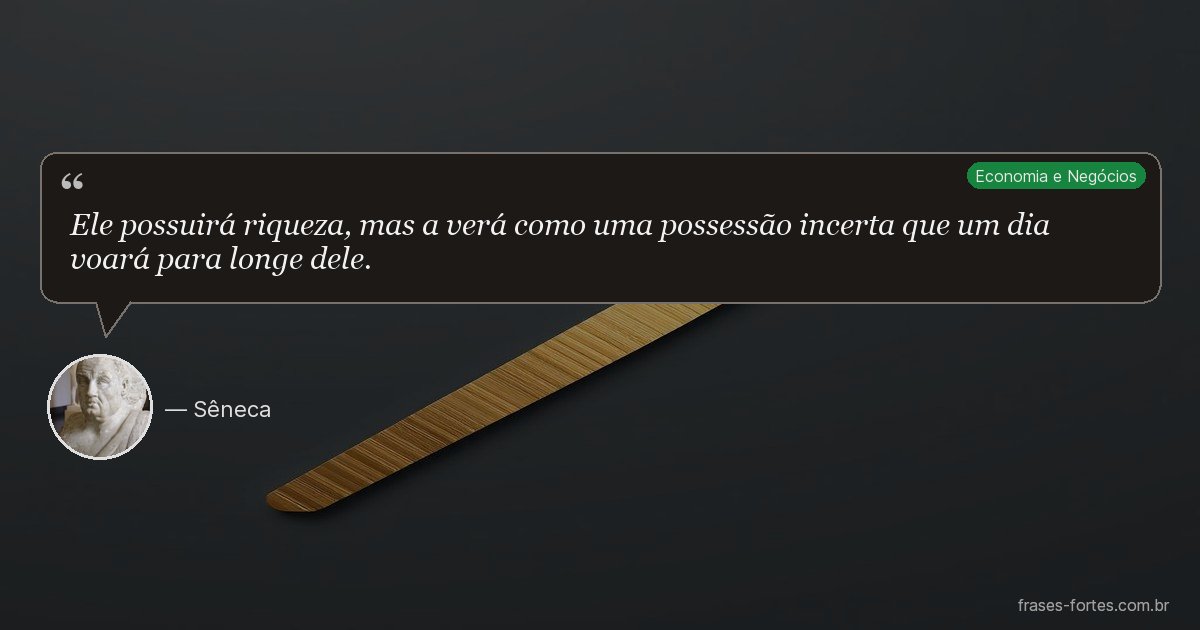 Frase de Sêneca