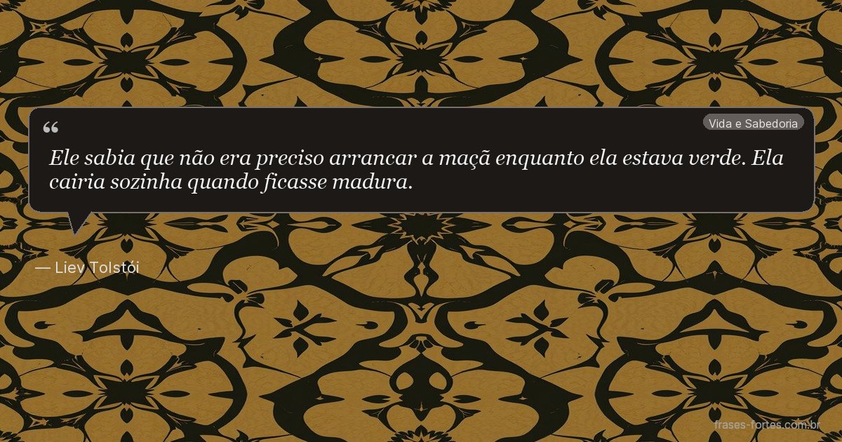 Frase de Liev Tolstói