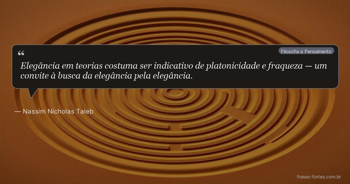Frase de Nassim Nicholas Taleb