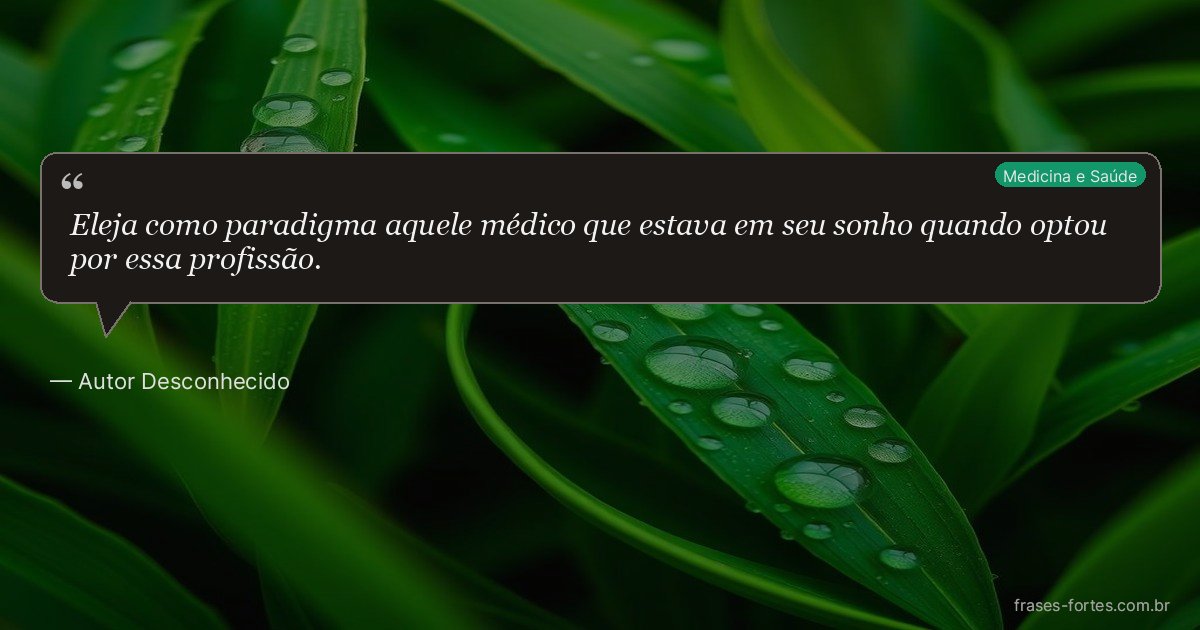 Frase de Autor Desconhecido