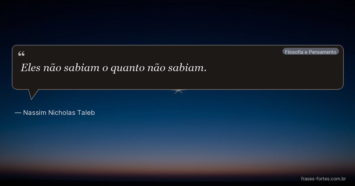 Frase de Nassim Nicholas Taleb