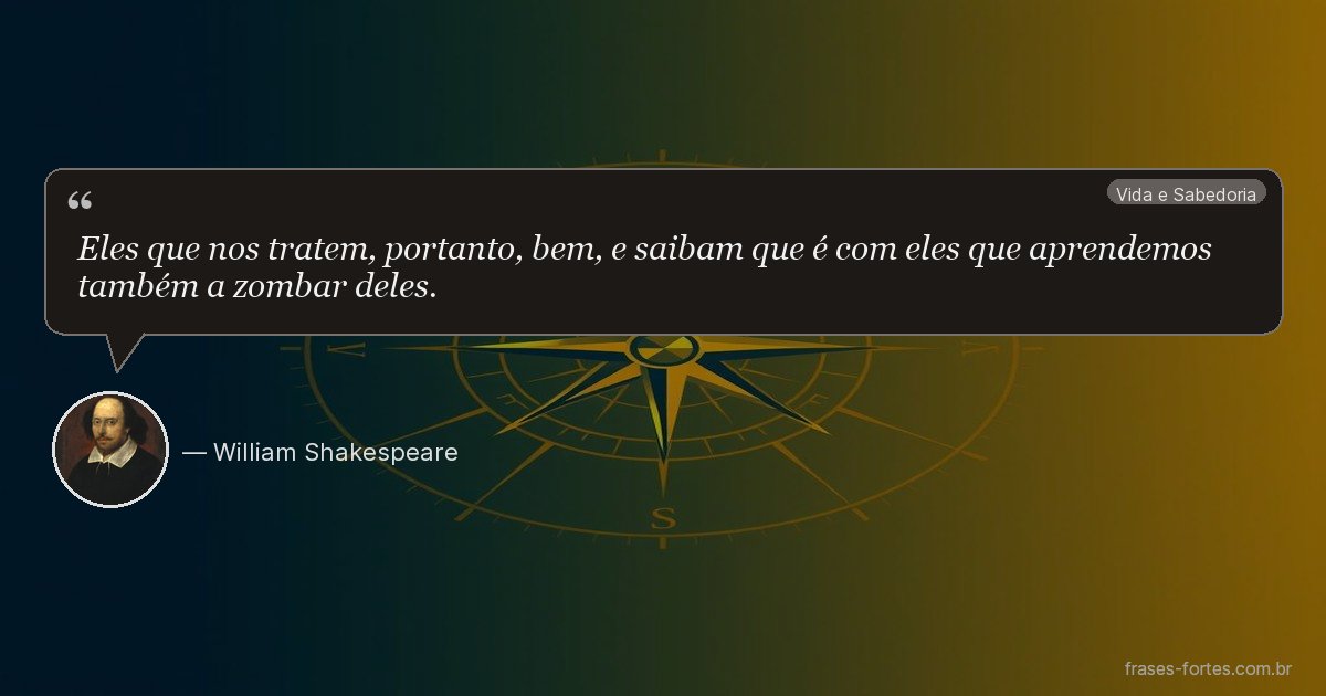 Frase de William Shakespeare