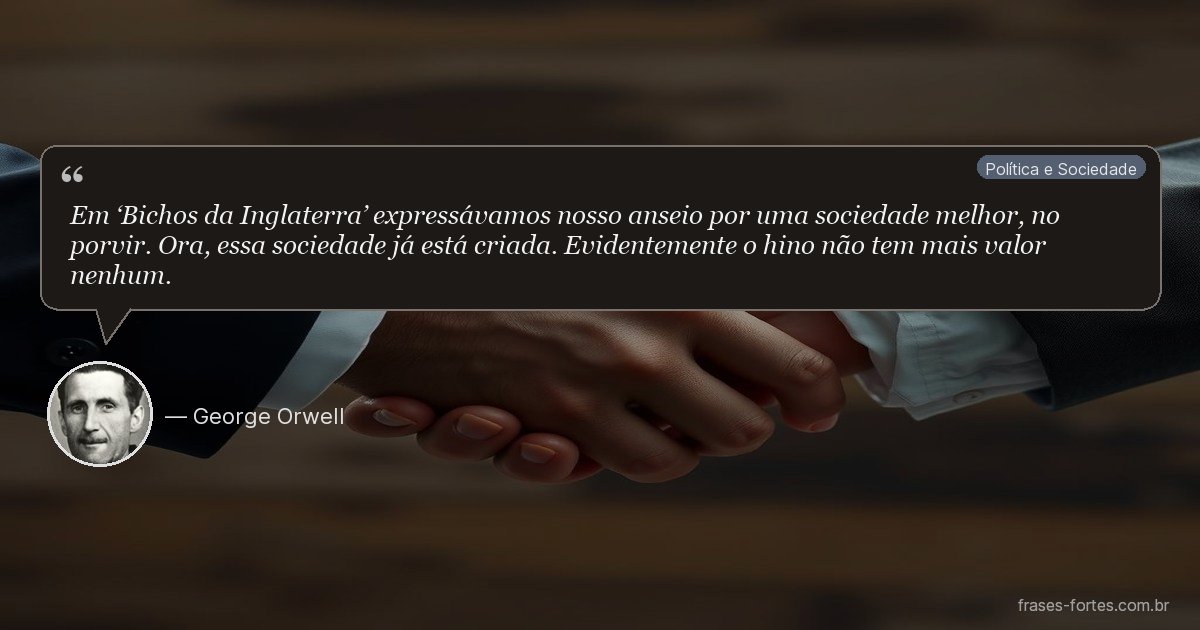 Frase de George Orwell