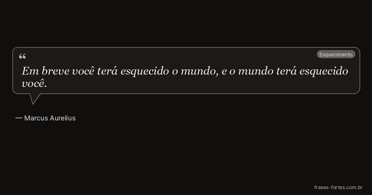 Frase de Marcus Aurelius