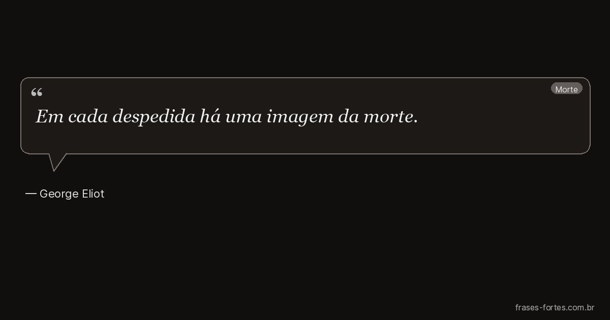 Frase de George Eliot