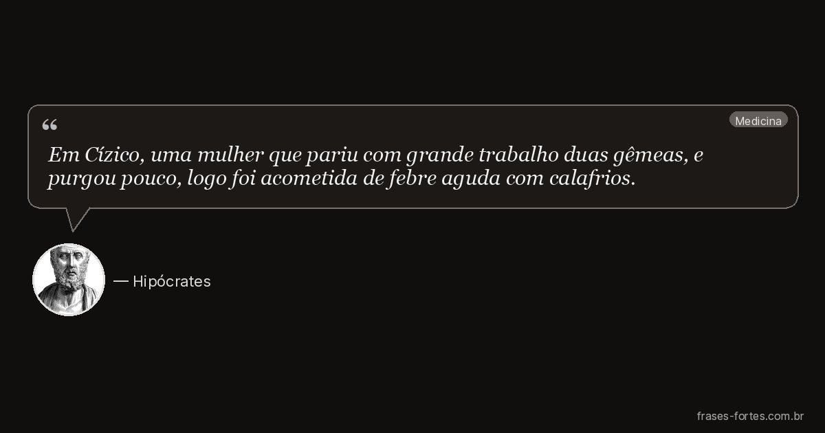 Frase de Hipócrates
