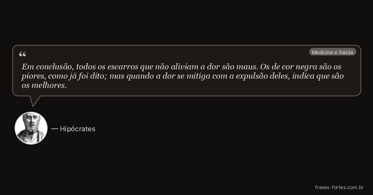 Frase de Hipócrates