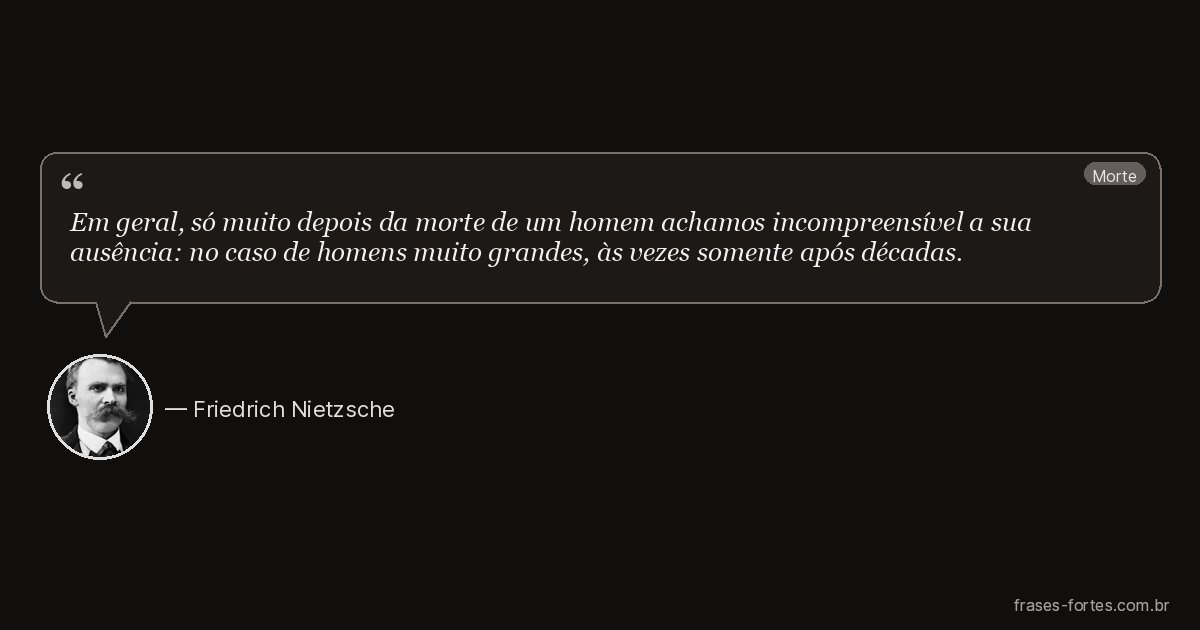 Frase de Friedrich Nietzsche