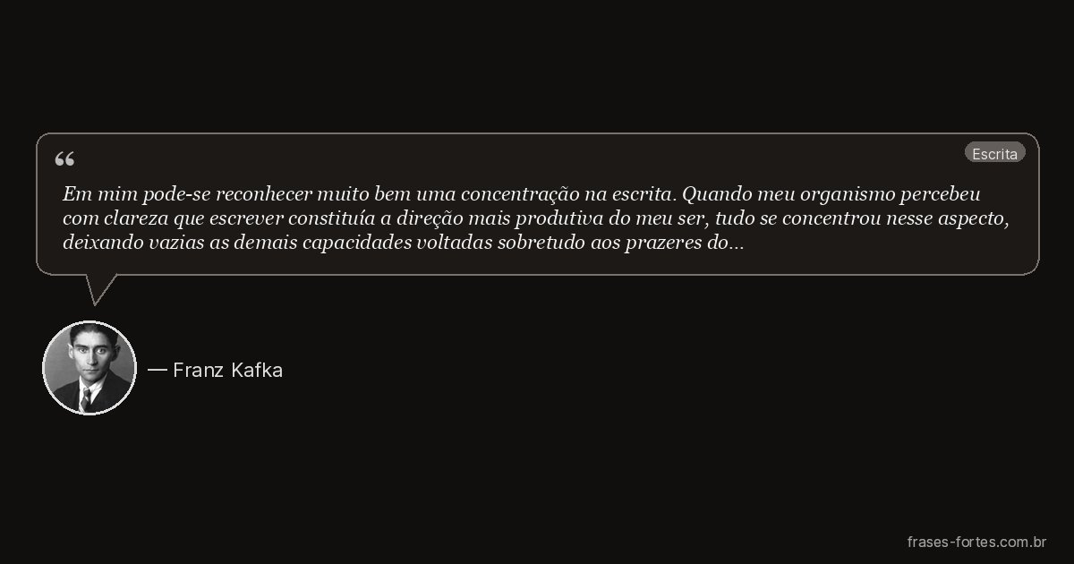 Frase de Franz Kafka