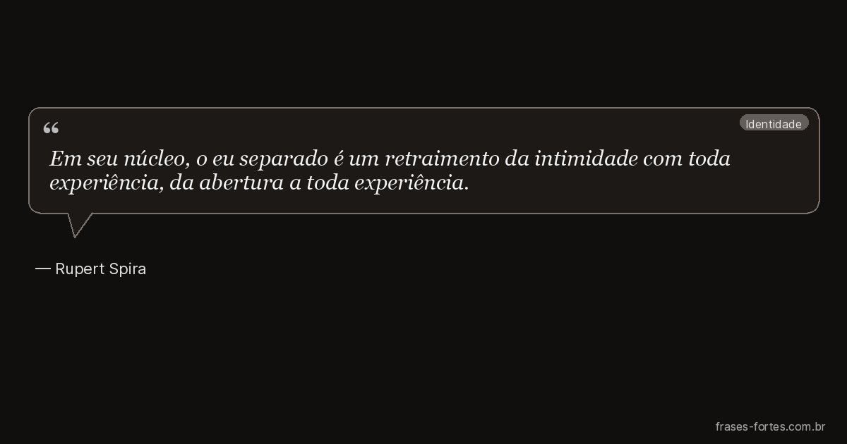 Frase de Rupert Spira