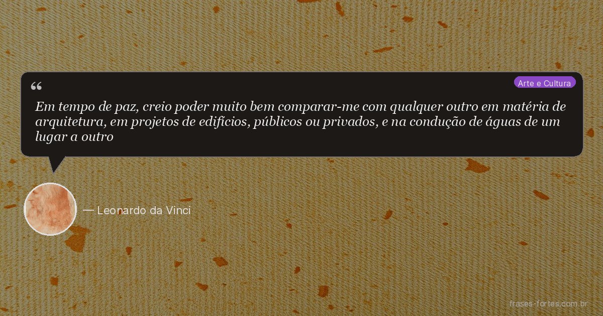 Frase de Leonardo da Vinci
