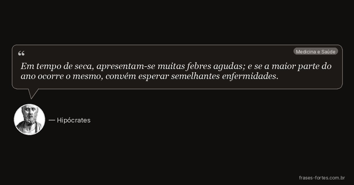 Frase de Hipócrates