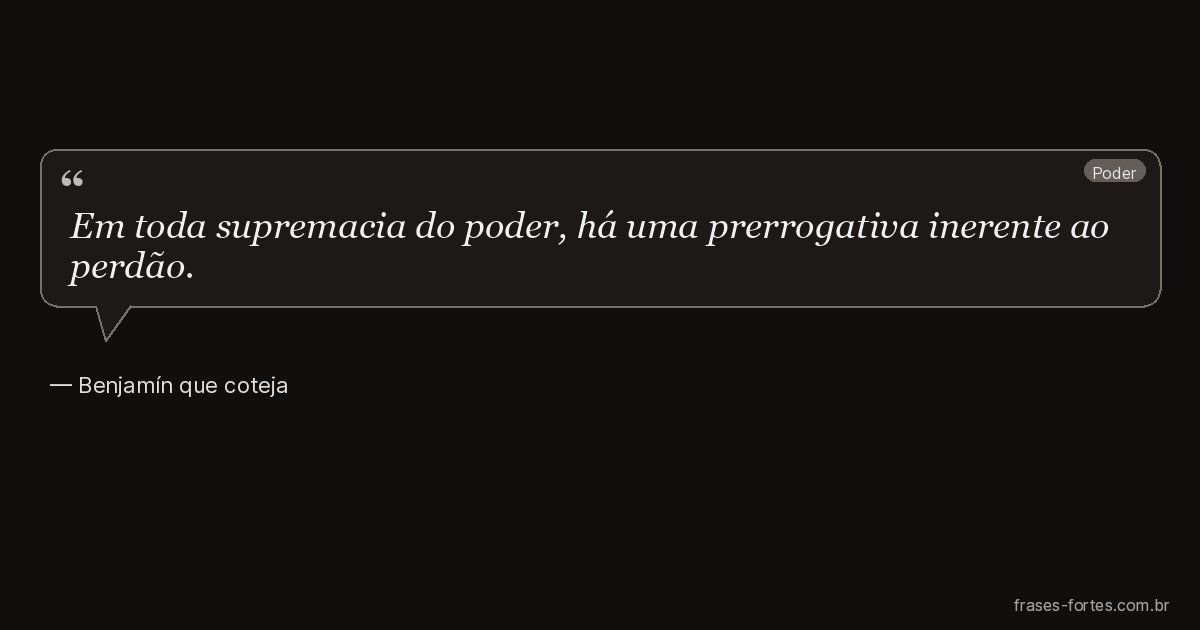 Frase de Benjamín que coteja