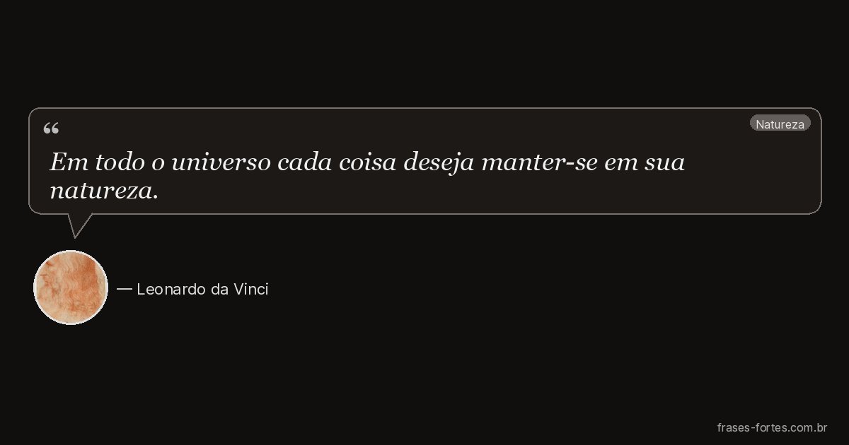 Frase de Leonardo da Vinci