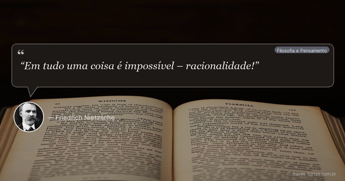 Frase de Friedrich Nietzsche