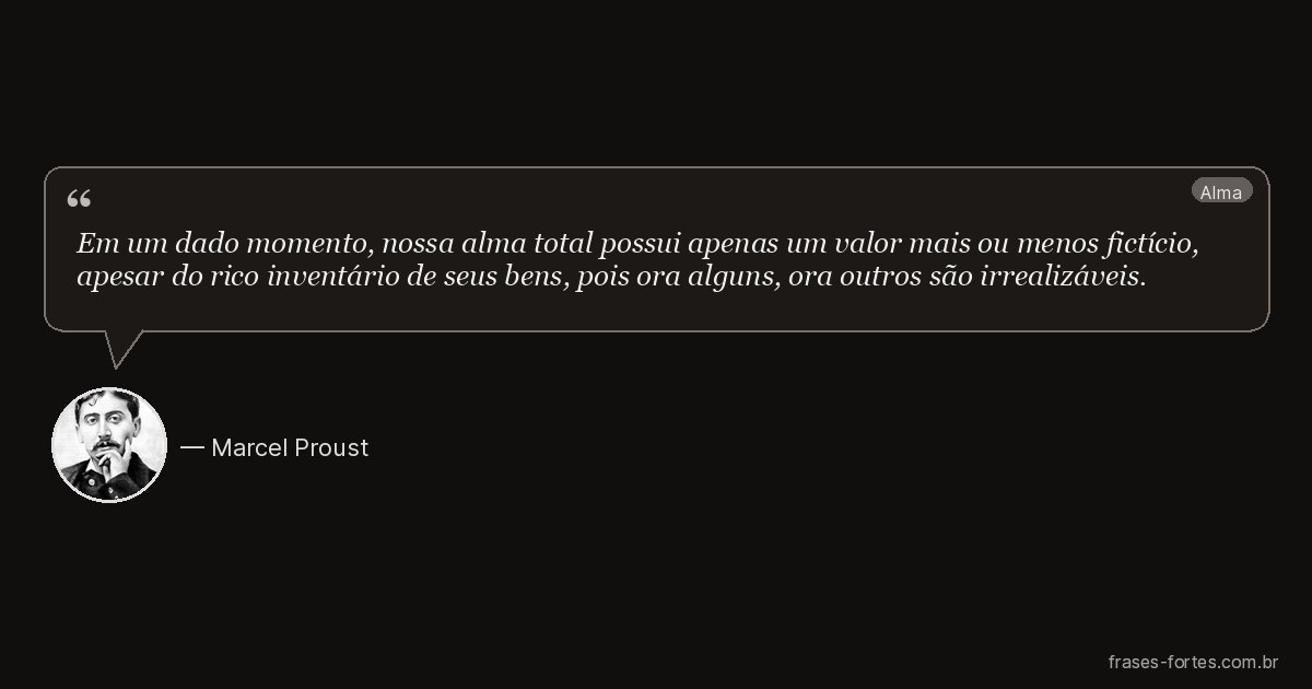 Frase de Marcel Proust