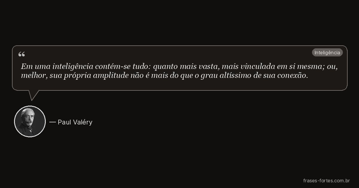 Frase de Paul Valéry