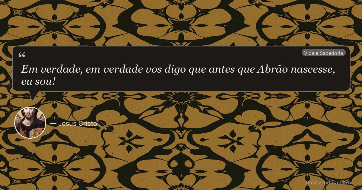 Frase de Jesus Cristo